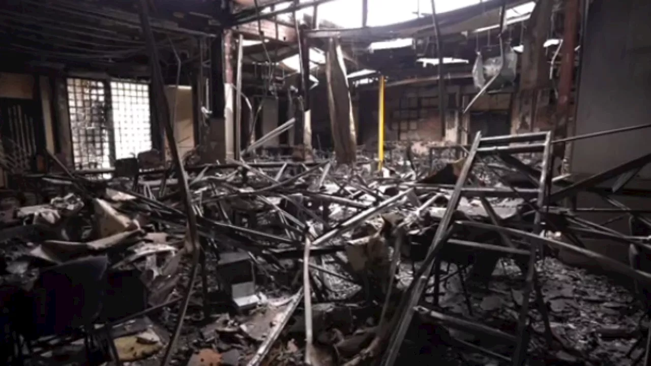 Inside the horrific and emotional scenes of the burnt-out Adass synagogue