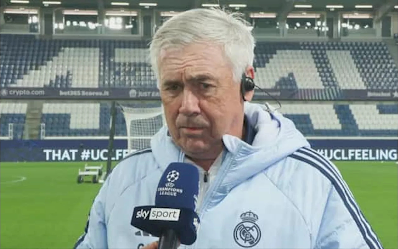 Ancelotti: 'L'Atalanta è pericolosa, ma dall'altra parte c'è il Real Madrid'