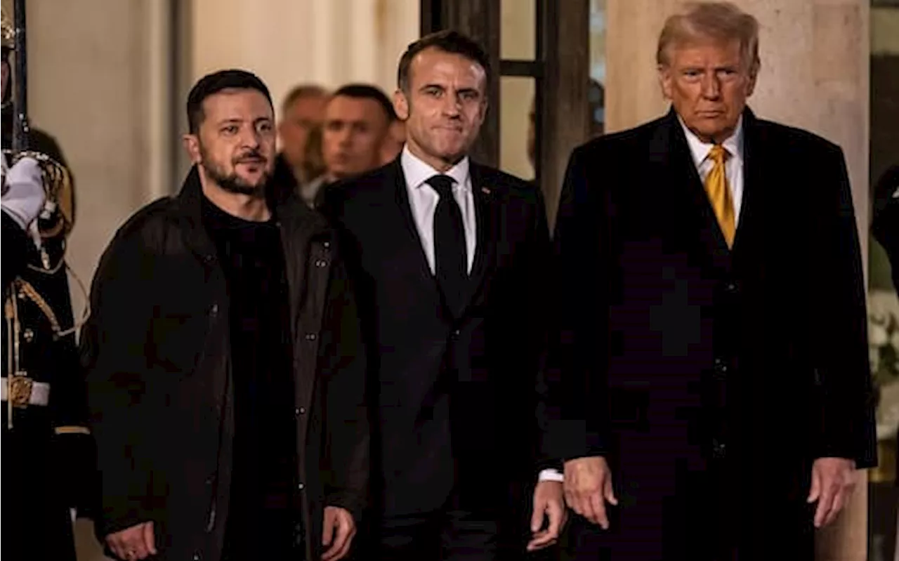 Trump chiede il cessate il fuoco in Ucraina dopo l’incontro con Zelensky e Macron