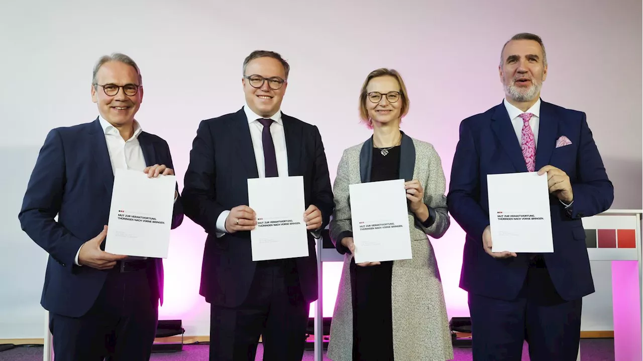 Deutschlands erste Brombeer-Koalition steht: Auch Thüringens SPD-Mitglieder stimmen Bündnis zu