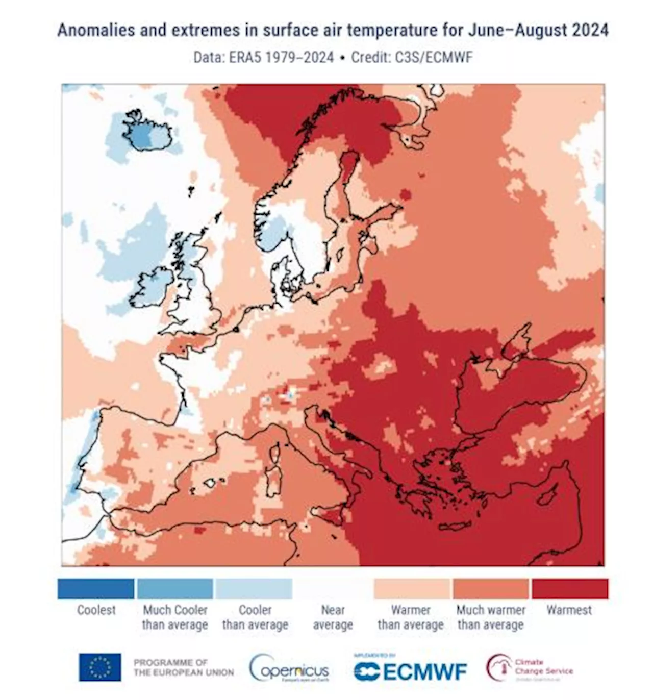 Il 2024 anno più caldo di sempre, Copernicus spiega perchè