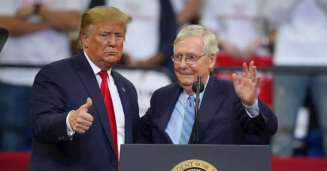 Mitch McConnell Gets Standing Ovation After Taking a Subtle Swipe at Trump