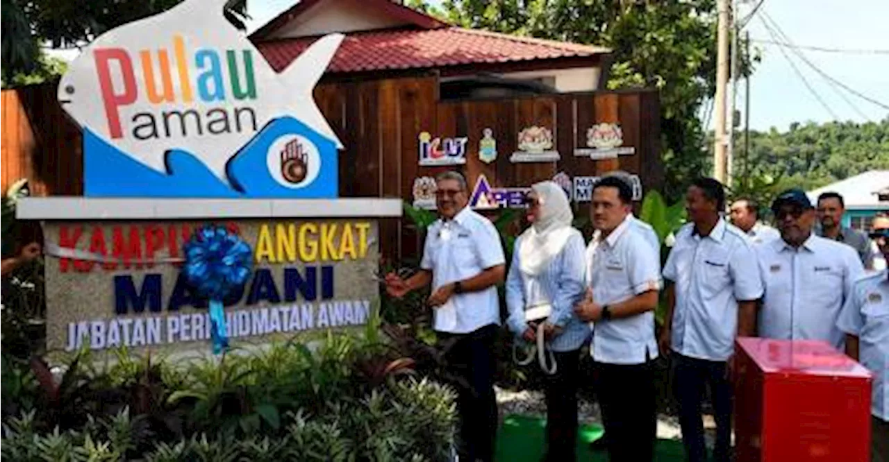 JPA selesai 36 projek untuk manfaat penduduk Kg Pulau Aman