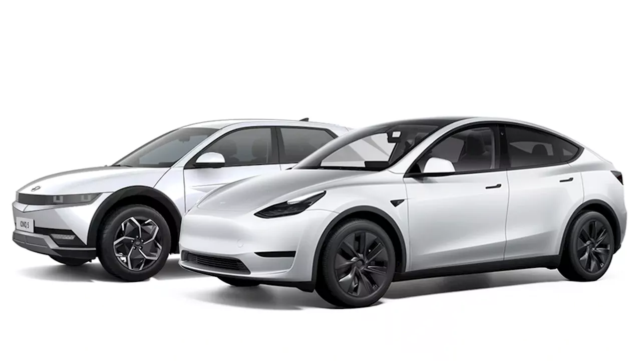 Size comparo: How big is the Tesla Model Y versus the Hyundai Ioniq 5?