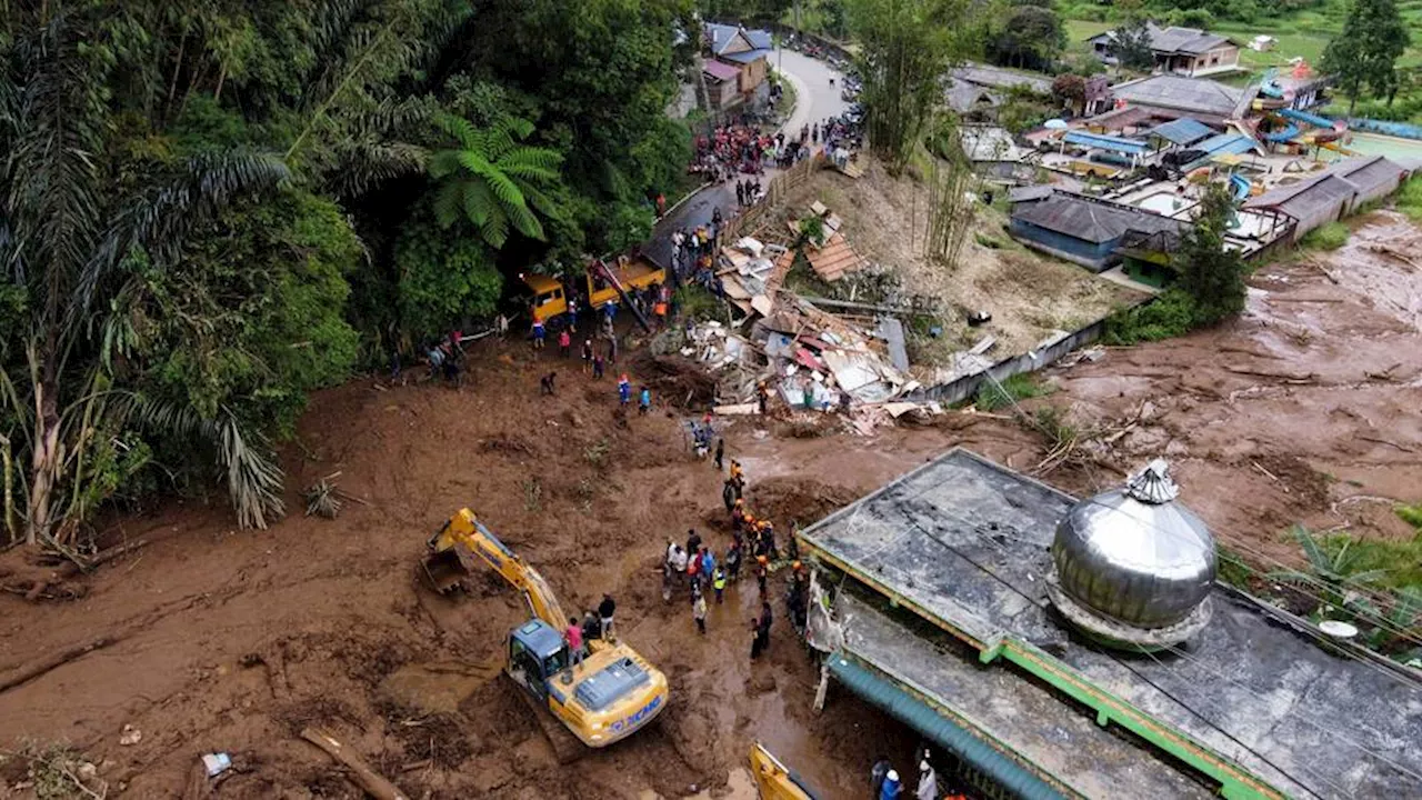 Three children among 10 dead as landslides, floods hit Indonesia's island