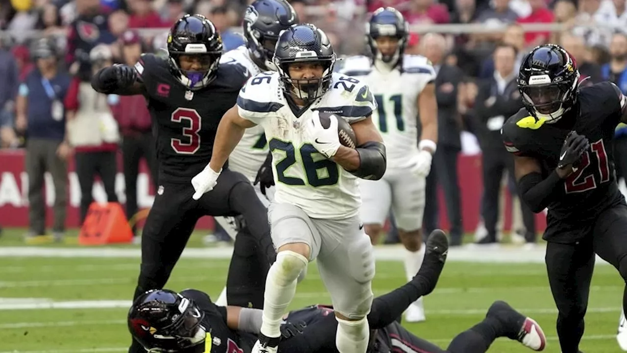 Charbonnet's career day pushes NFC West-leading Seahawks over Cardinals