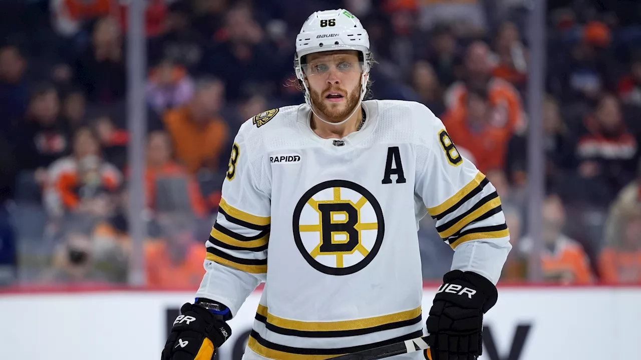 Ice Chips: Bruins' Pastrnak dealing with upper-body injury, hopeful to play vs. Jets