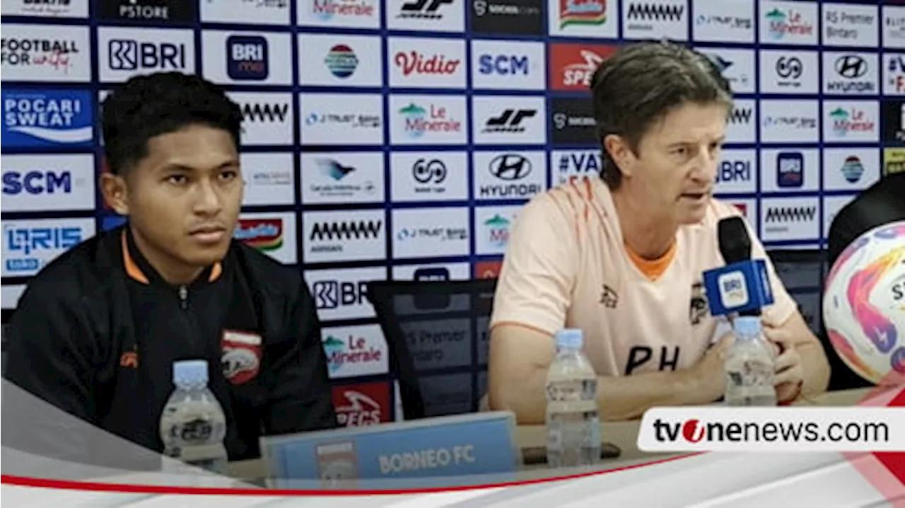 Curhat Pelatih Borneo FC yang Kehilangan Dua Pemainnya saat Hadapi Persija Jakarta karena Timnas Indonesia