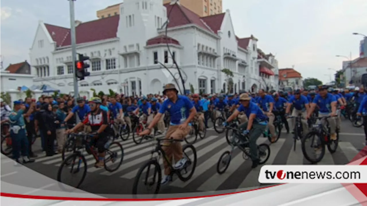 Ribuan Warga Surabaya Ramaikan Puncak Hari Armada di Kota Tua Surabaya