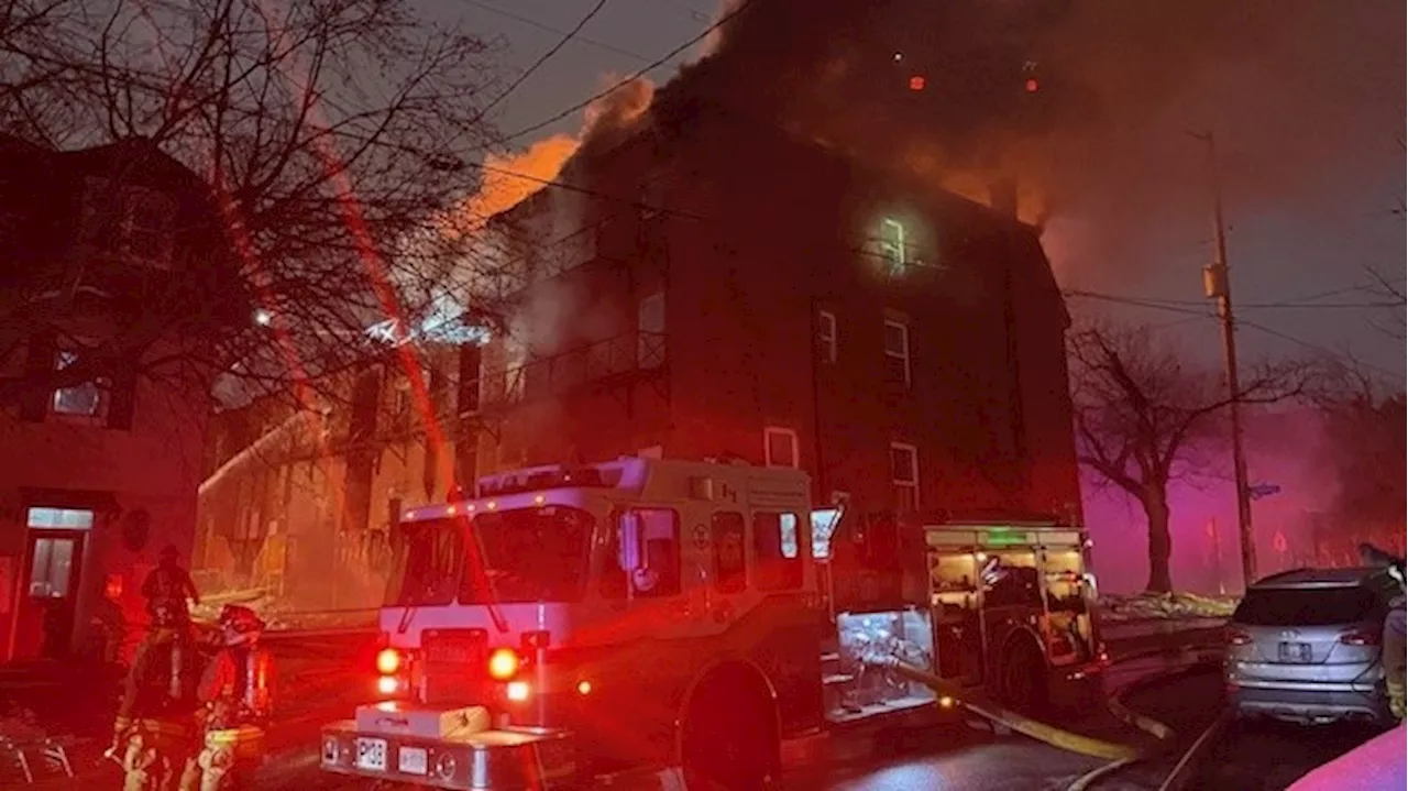 Person Rescued from Burning Building in Sandy Hill