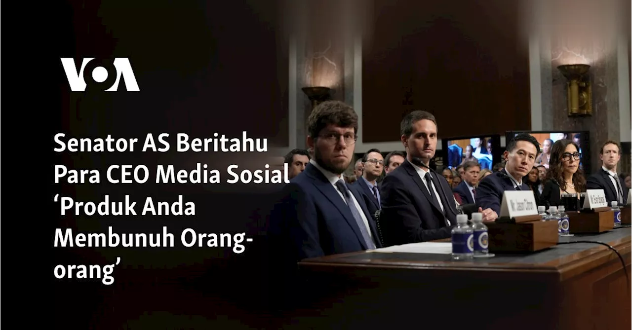 Senator AS Mencecar Bos-Bos Media Sosial Terkait Perlindungan Anak-Anak