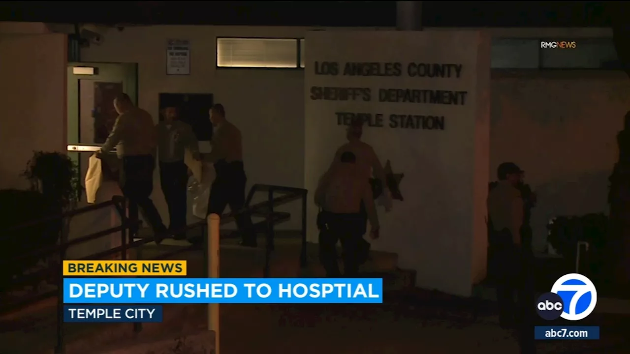 LA County deputy injured following incident at Temple City sheriff's station