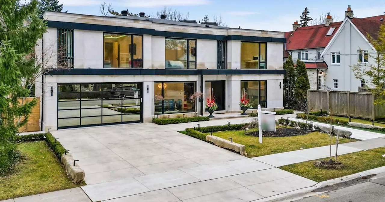 This $8 million ultra modern Toronto mansion is next door to a weird bungalow