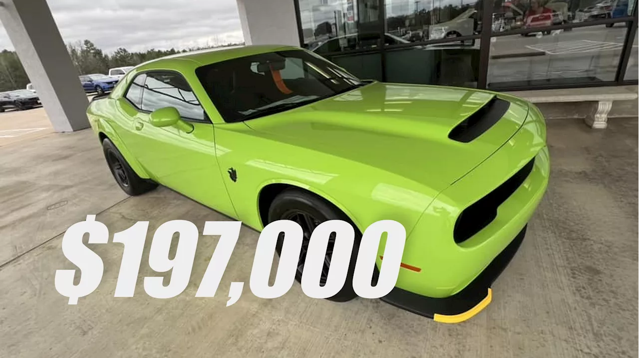 Dodge Demon 170 Dealer Markups Have Some Mopar Fans Praising Chevy