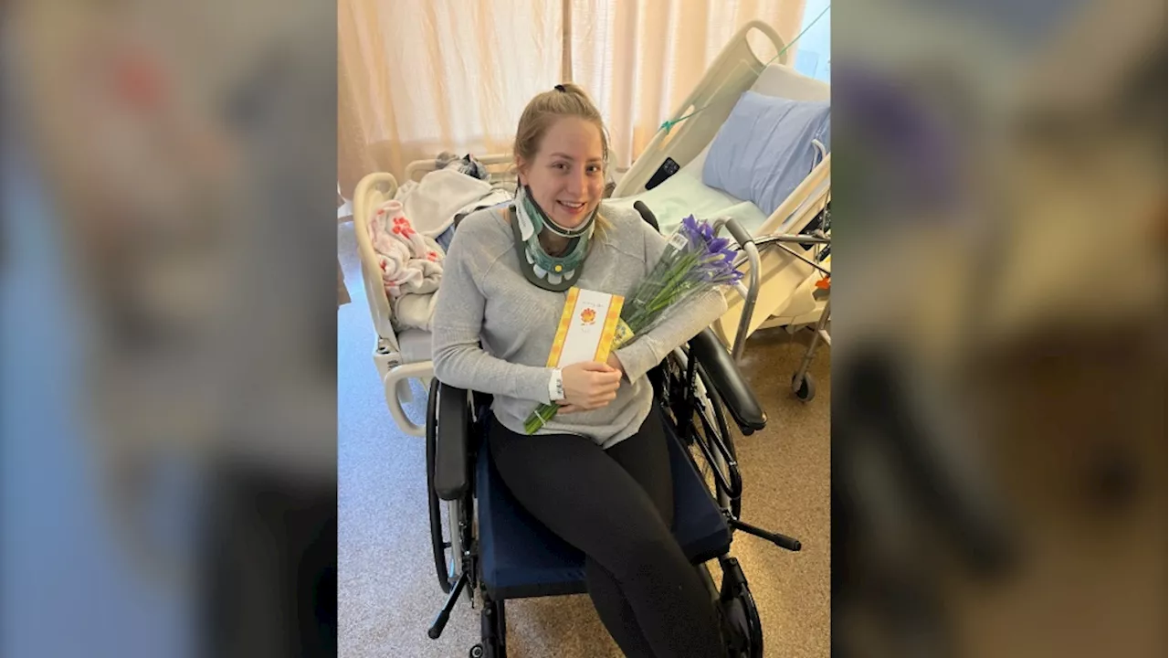 Eastern Ontario woman credits helmet for saving her after life-changing ski accident