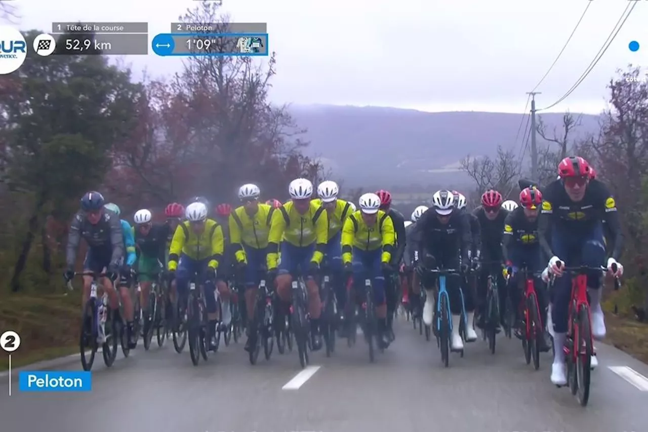 DIRECT VIDÉO. Tour de la Provence 2024 : une minute 10 d'avance pour l'échappée sur le peloton