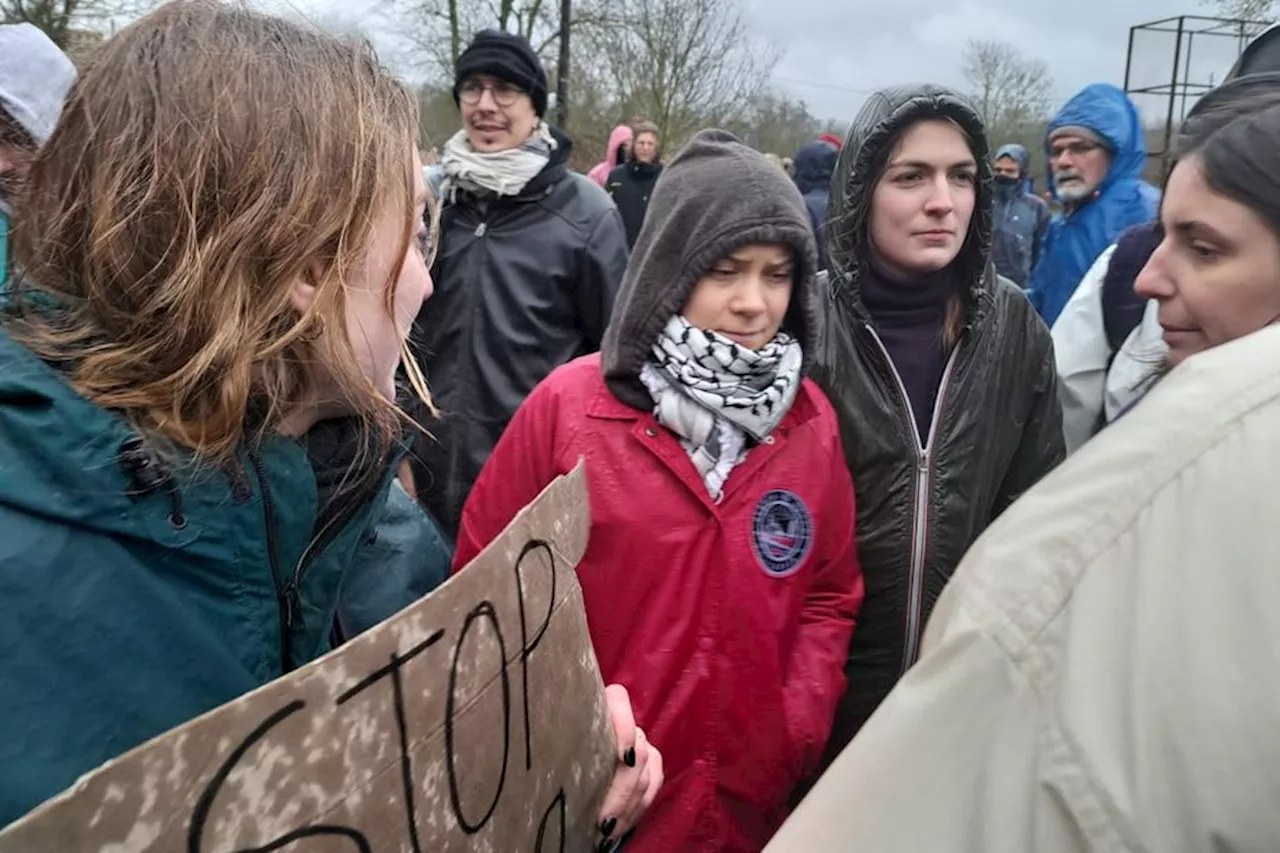 EN IMAGES. Autoroute A69 : Greta Thunberg aux côtés des opposants à l'A69