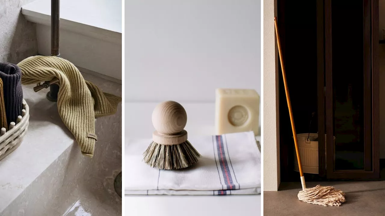 Make cleaning feel less of a chore with these beautiful brushes, cloths and soaps