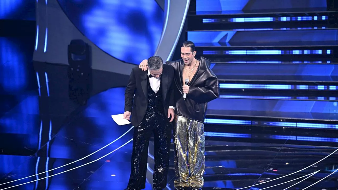 Sanremo 2024, la finale in diretta: Fiorello show. Mahmood con la tuta gold. Fischi per Geolier. Amadeus: “Vi…