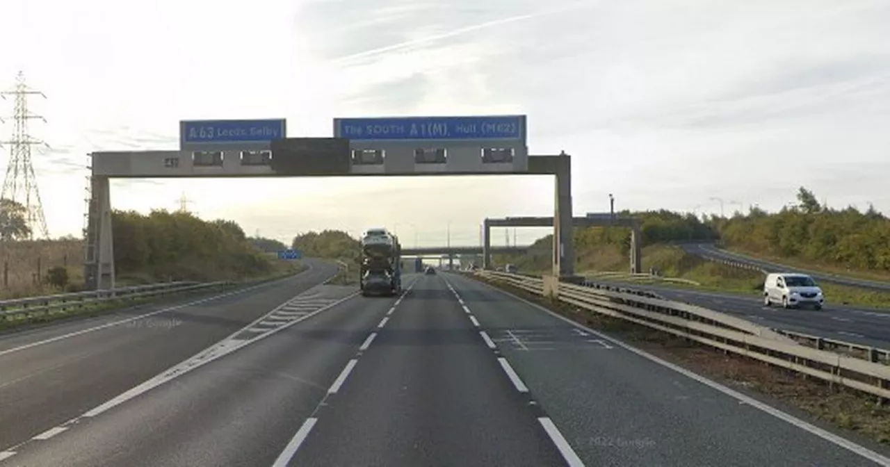 Man hit by HGV on busy Yorkshire motorway flees into the woods