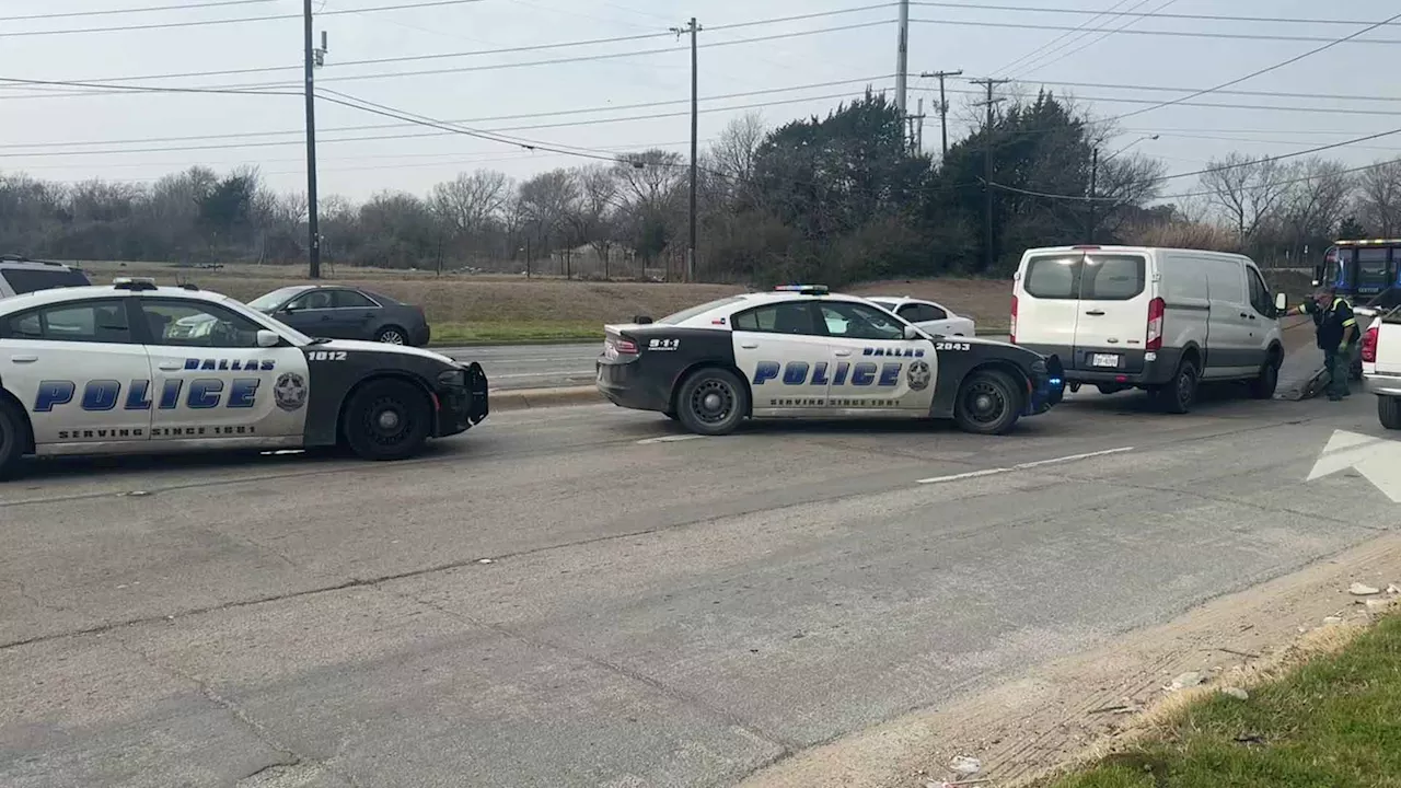 Man seen yelling for help as stolen van driven from Fort Worth to Dallas