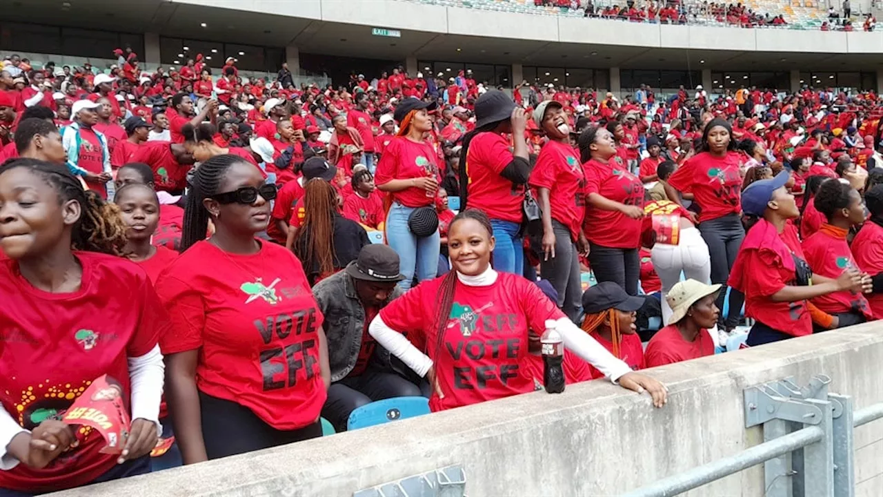 EFF paints Moses Mabhida Stadium red for its manifesto launch