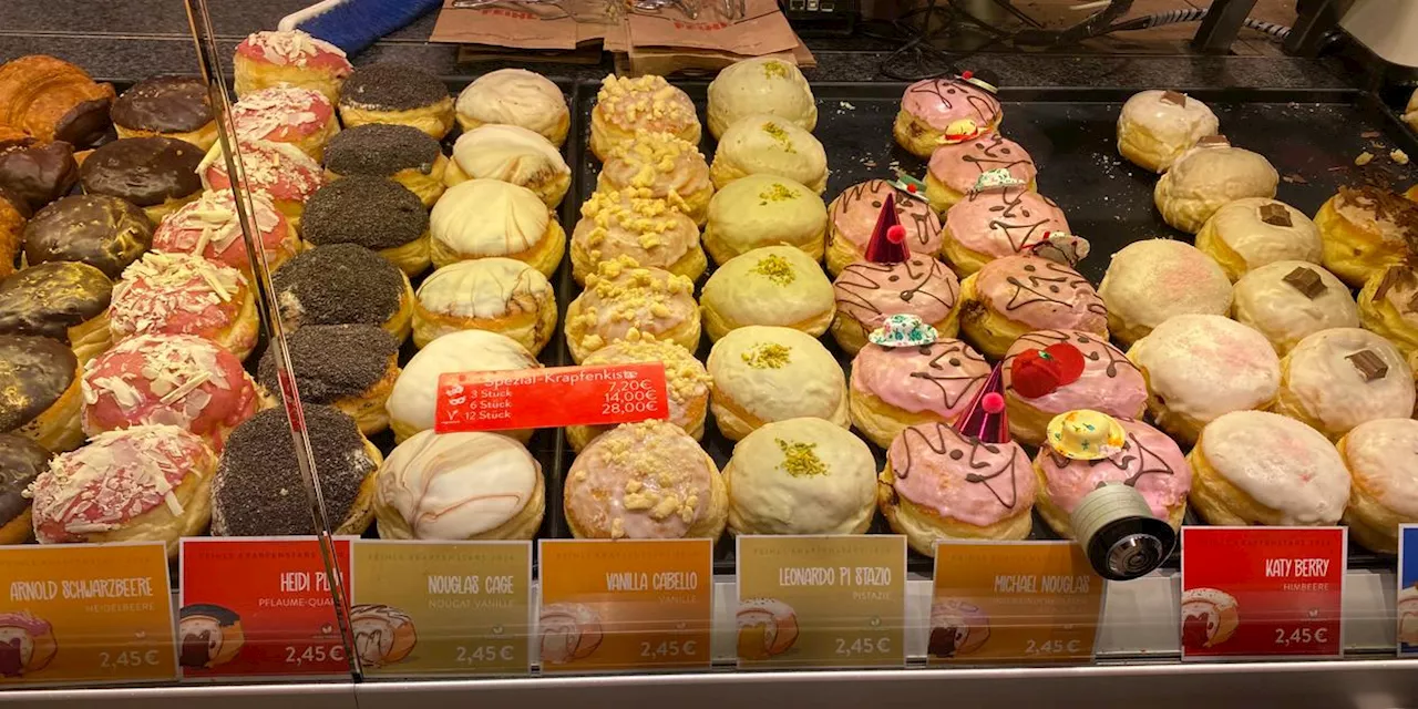 Die wildesten Krapfen-Kreationen Nürnbergs: Hier gibt es das bunte Gebäck