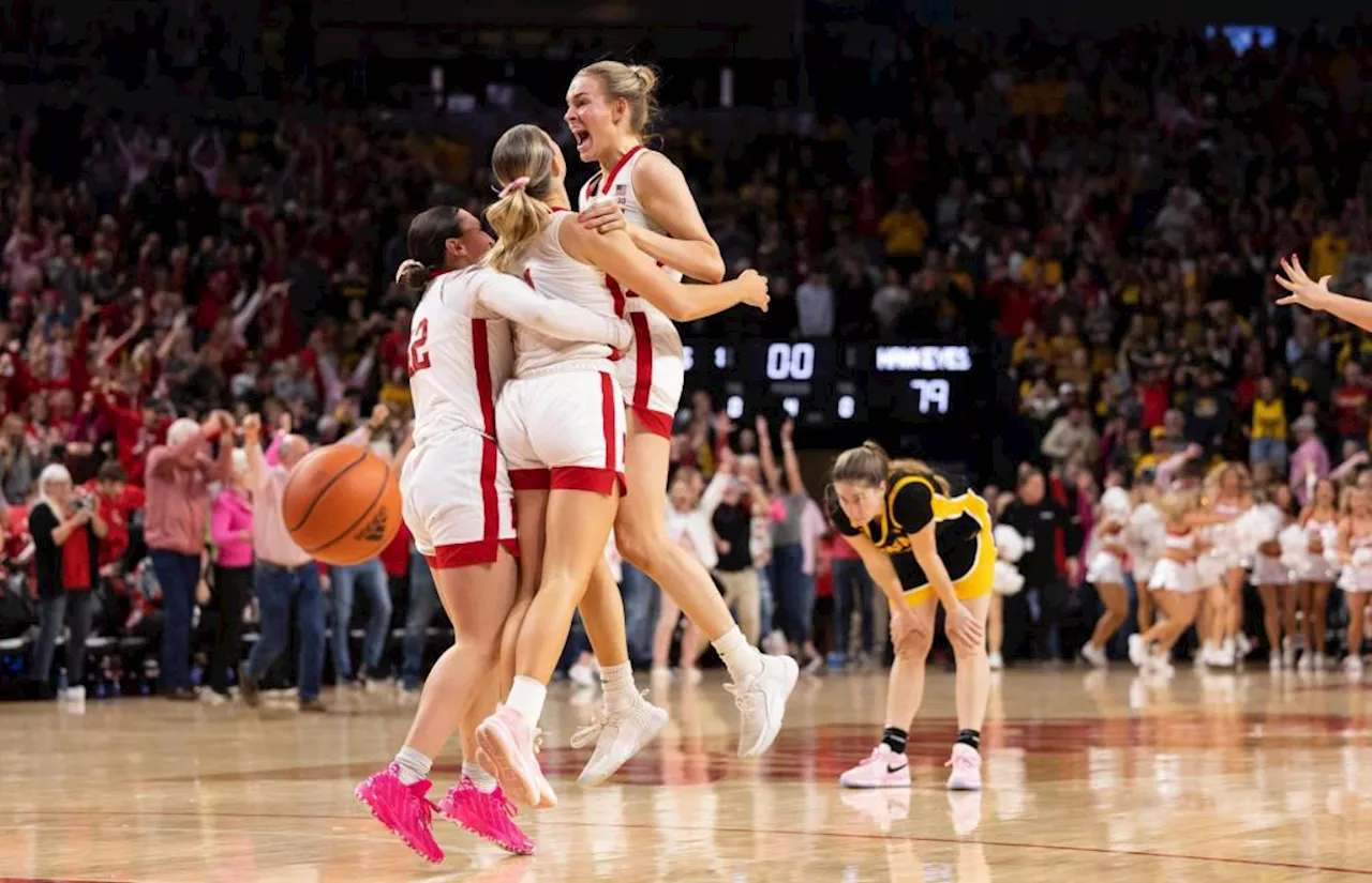 Nebraska steals Caitlin Clark’s thunder with 82-79 victory over No. 2 Hawkeyes