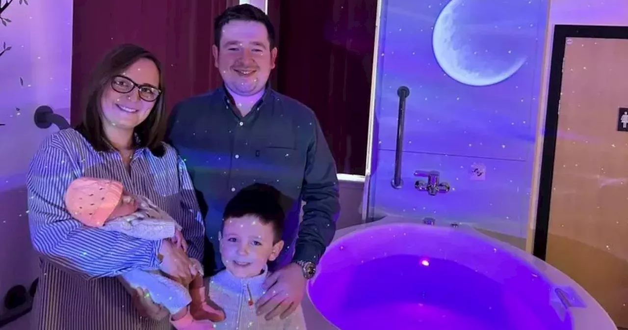 Scots family delighted after welcoming baby after reopening of birthing pools