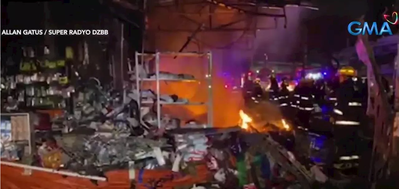 Sunog, sumiklab sa isang palengke sa Barangay Bago Bantay, QC