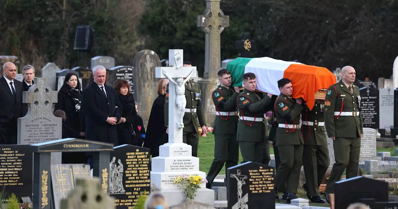 Former Taoiseach John Bruton laid to rest