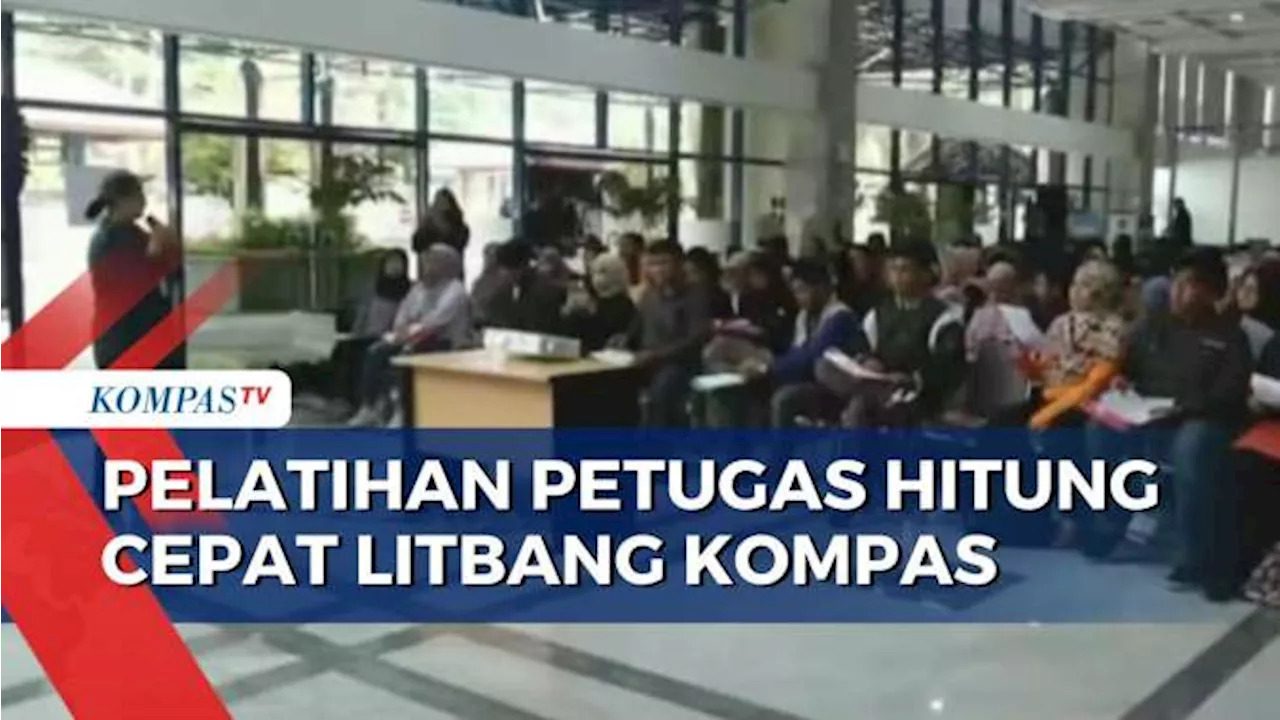 Pembekalan 300 Tenaga Lapangan Sebelum Bertugas di Hitung Cepat Hasil Pemilu 2024