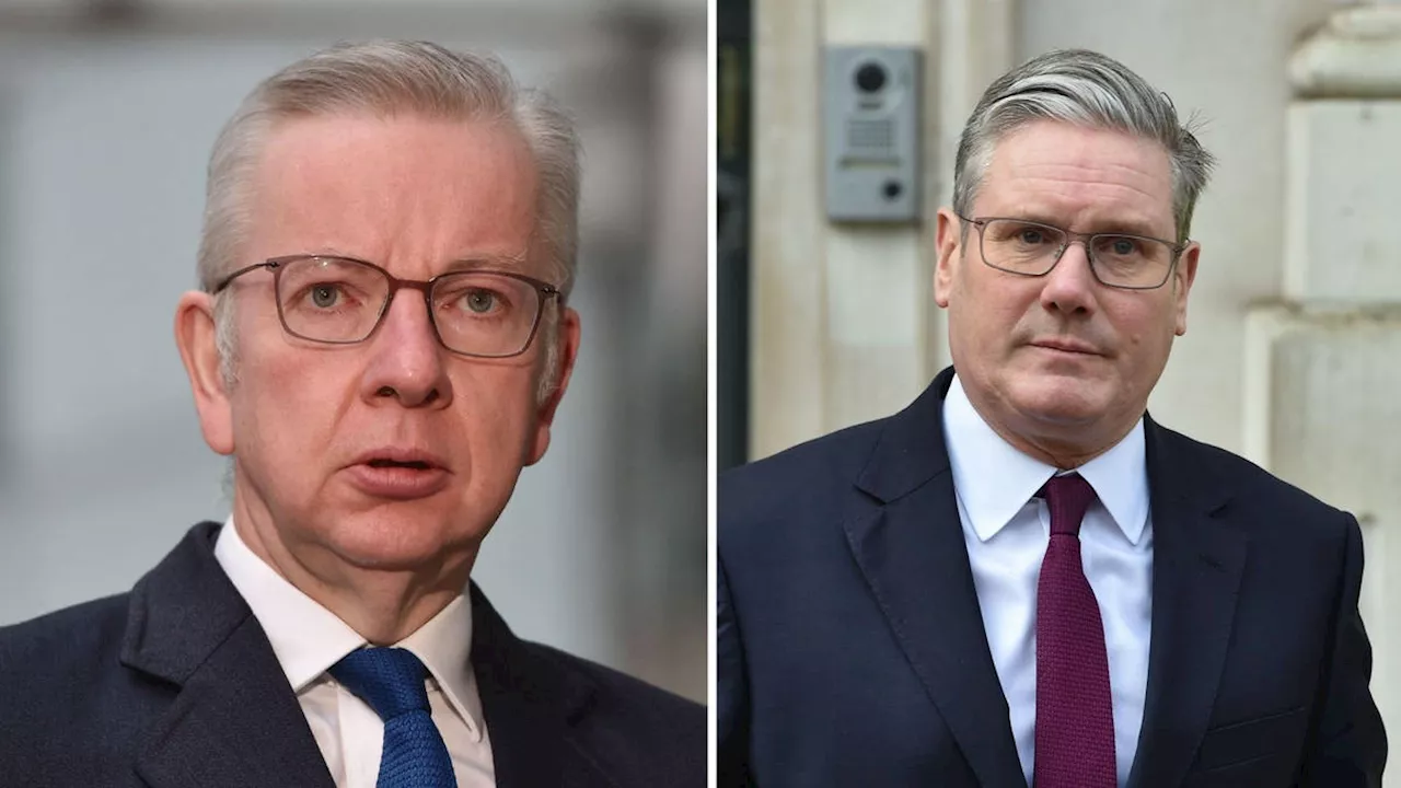 'Starmer is the jellyfish of British politics': Michael Gove hits out at Labour leader after u-turn on...