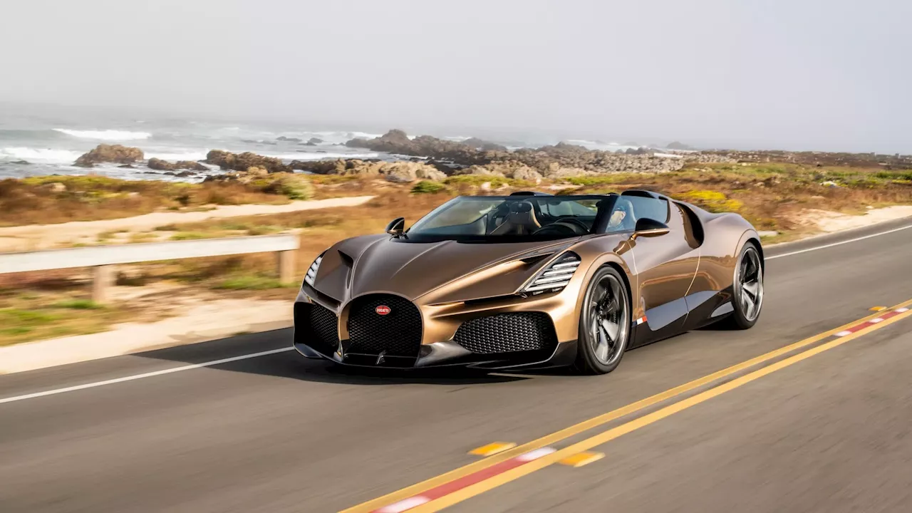 A Bugatti Chiron roadster wasn't planned, but the Mistral still happened