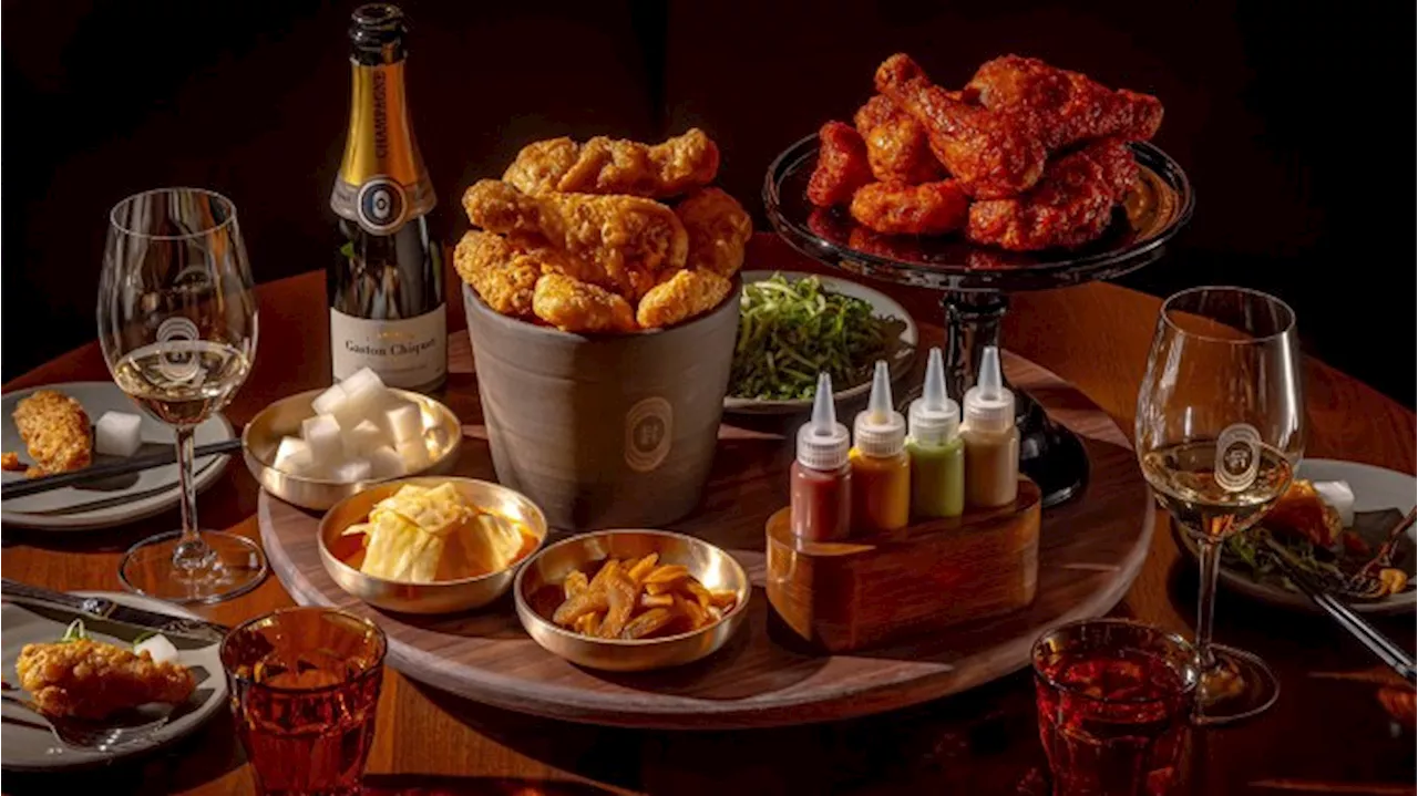 Coqodaq Pairs Fried Chicken With Champagne for a Luxe Snack Experience