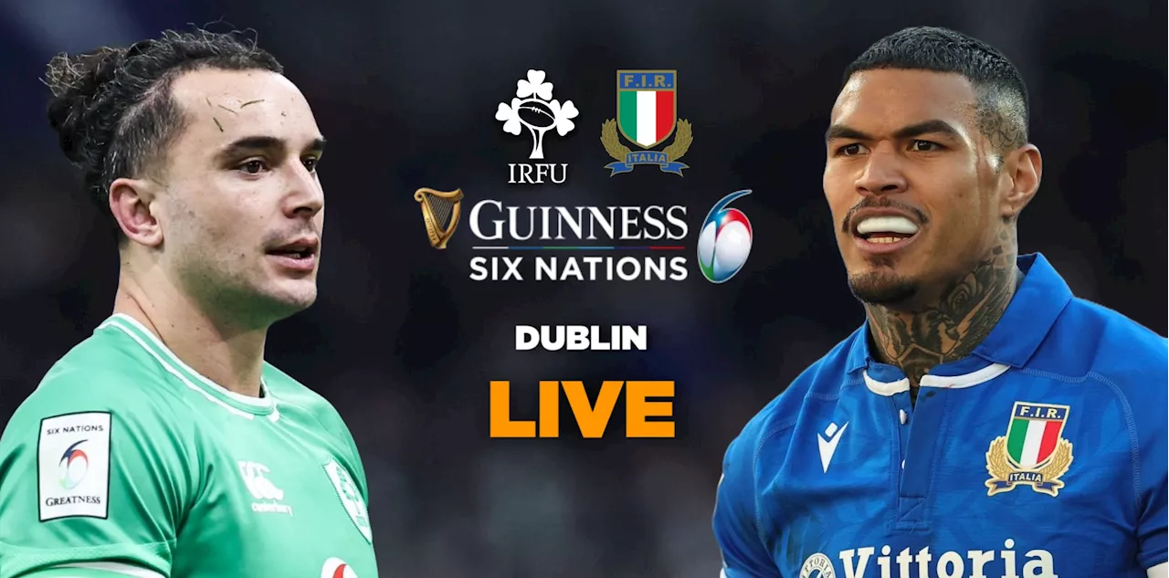 LIVE: Ireland vs Italy