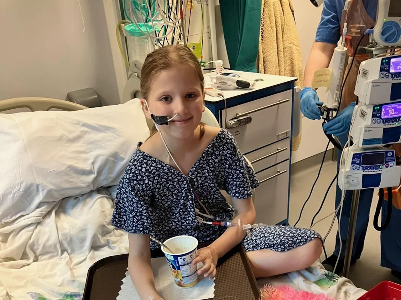 Girl, 8, battling rare cancer after sickness originally thought to be 'winter bug'