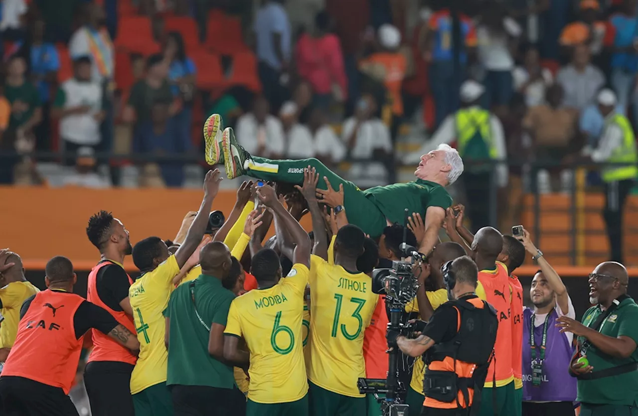 Broos Hails Bafana Stars After Setting New AFCON Record