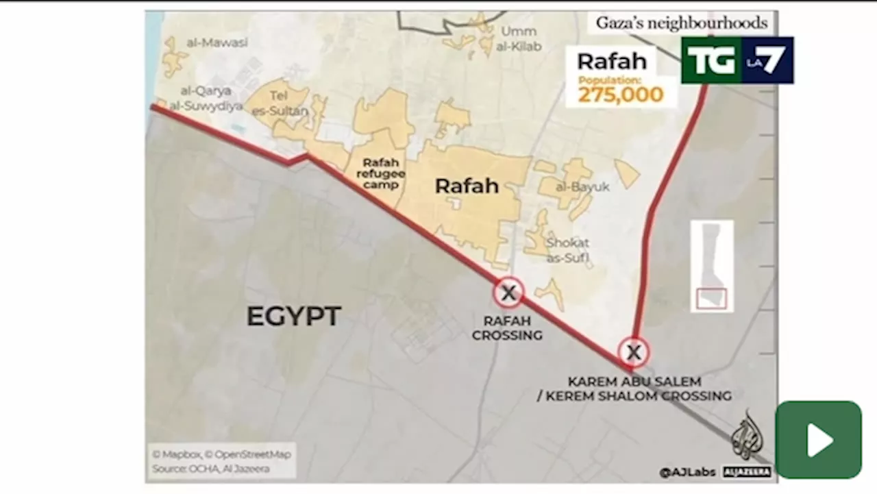 Gaza, dove potranno essere sfollati i palestinesi che ora sono a Rafah