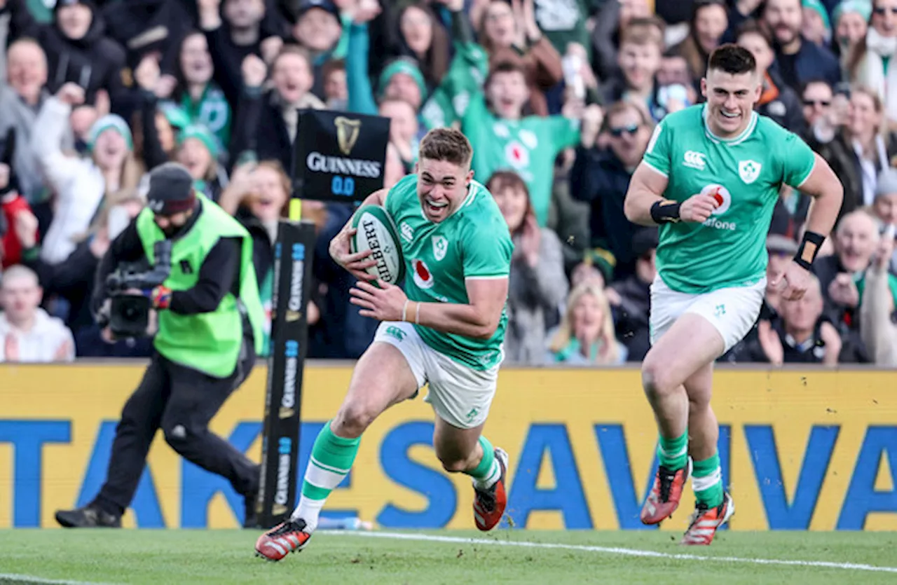 Crowley shines as 6-try Ireland coast past Italy