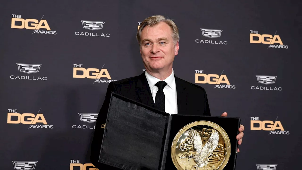 Christopher Nolan takes top prize at Directors Guild awards, effectively guaranteeing the Oscar