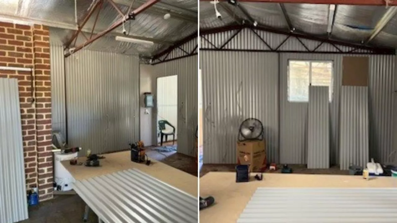 Australian housing crisis forces single Perth mum and her daughter to live in a barn