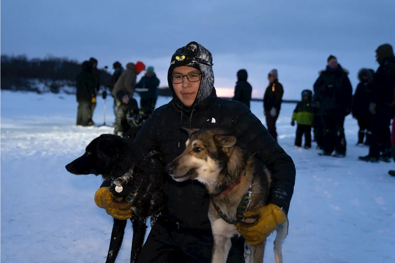 Raymond Alexie wins Bogus Creek 150 Sled Dog Race