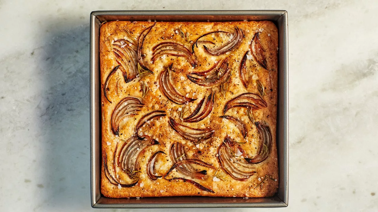 Gluten-Free Focaccia With Rosemary and Onion