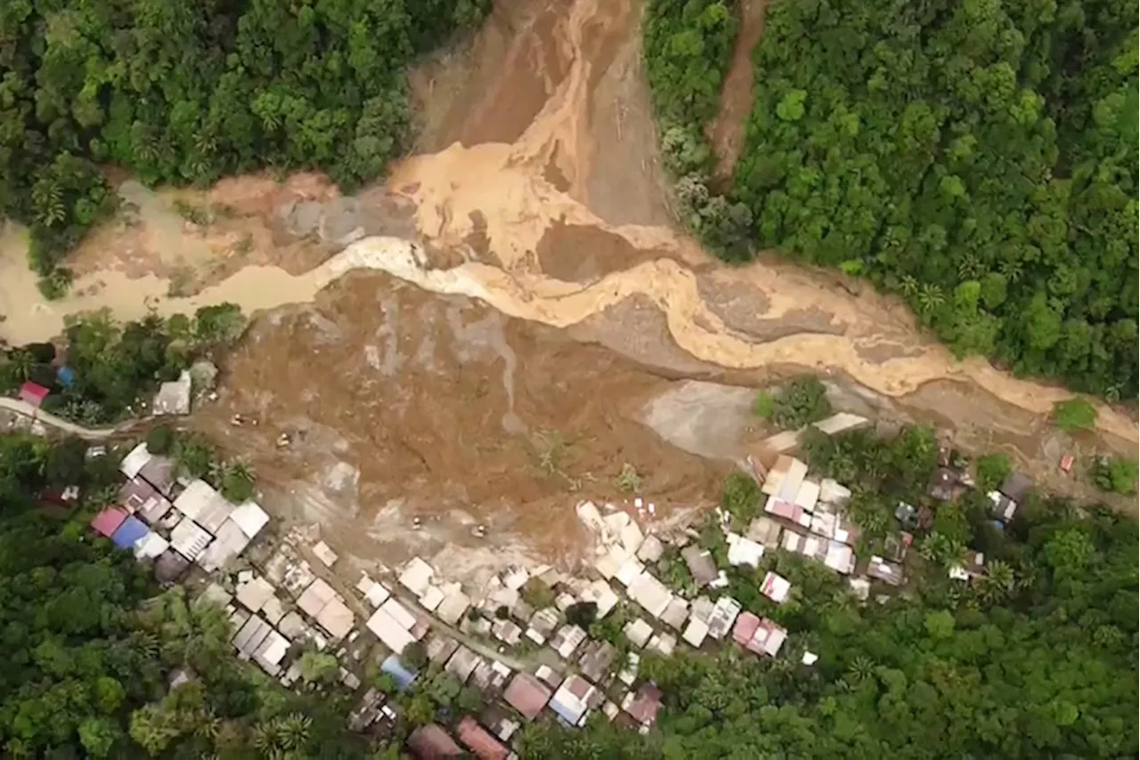 Quake halts search at Davao de Oro landslide disaster site