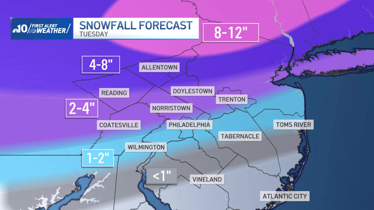 Rain turning to snow overnight: Which places could get half a foot or more?