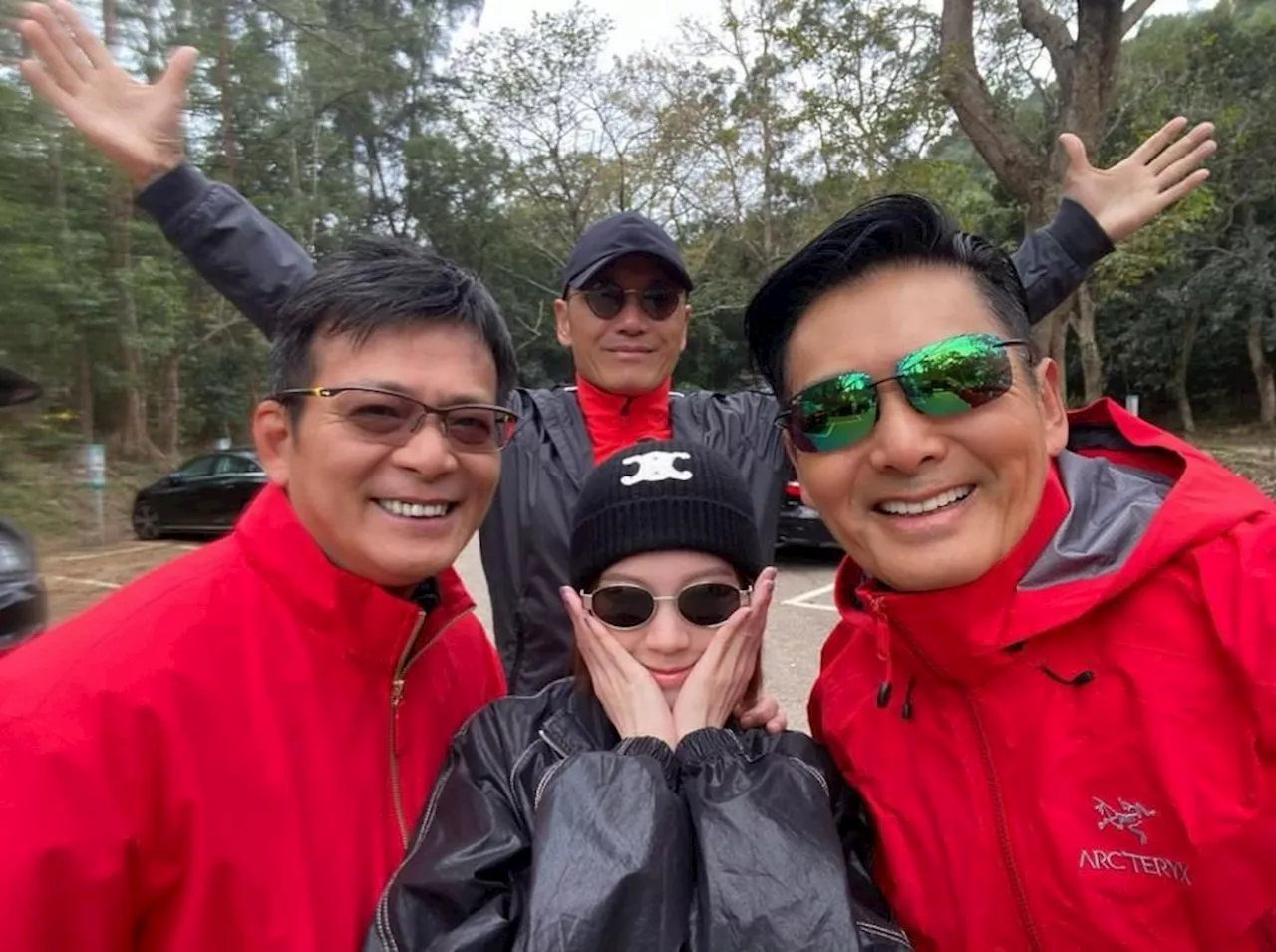 Hong Kong Actress Adrian Wong Shares Photos with Chow Yun Fat and Michael Miu