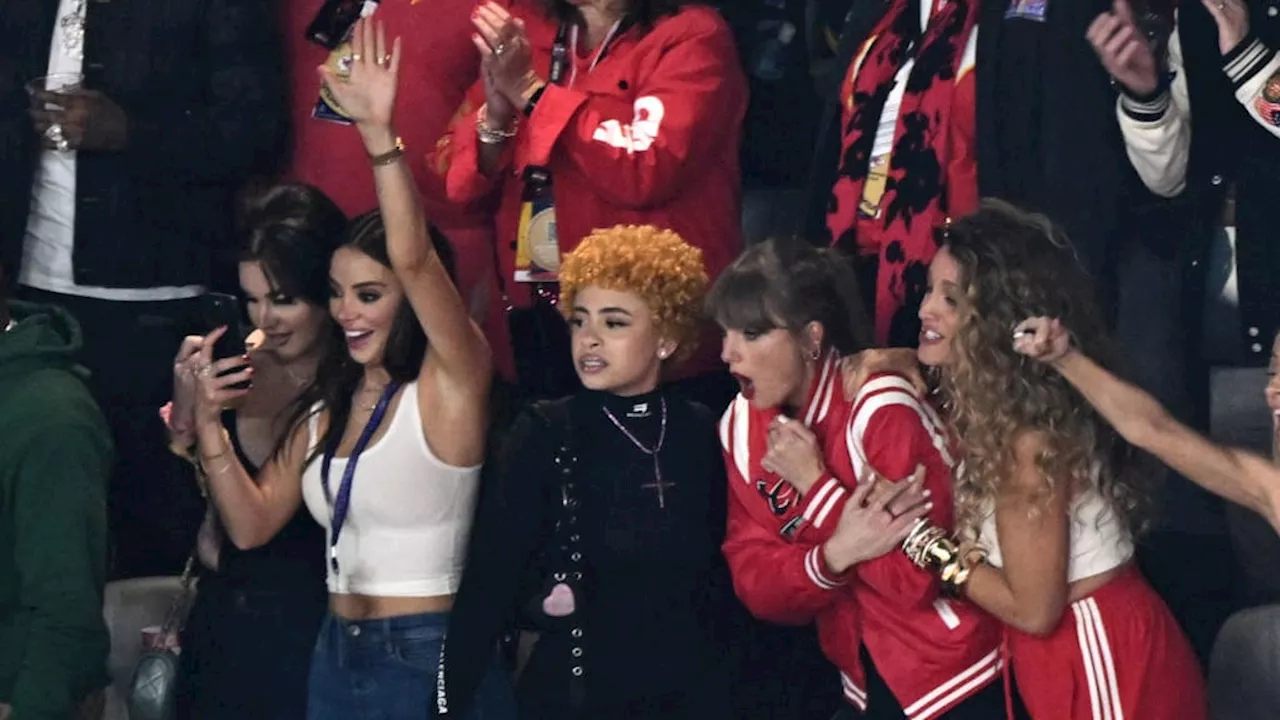 Taylor Swift Clutches Blake Lively for Dear Life as Chiefs Win Super Bowl LVIII