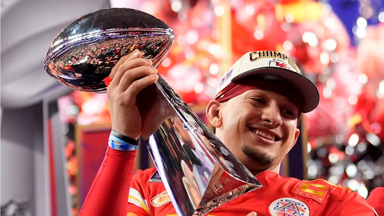 Mahomes earns third Super Bowl MVP in third Super Bowl victory