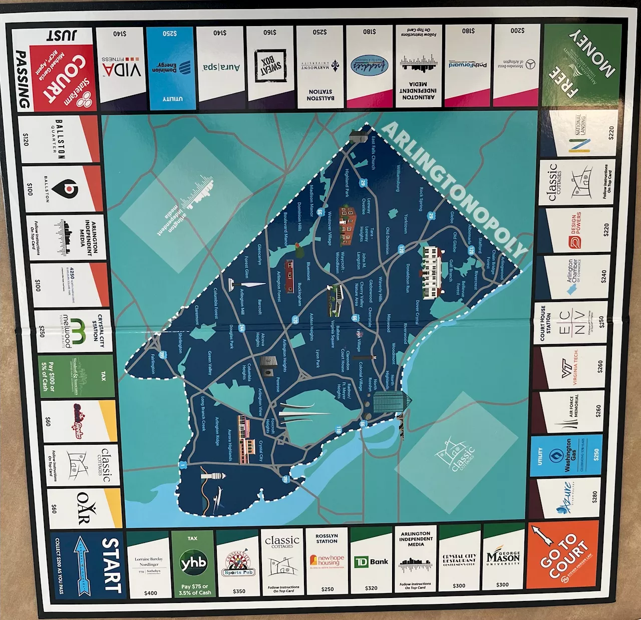 You Can Now Play Arlington-Themed Monopoly